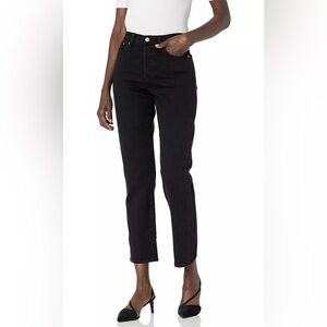 Levi's PremiumWEDGIE STRAIGHT FIT WOMEN'S JEANS; 26x26 Black Sprout